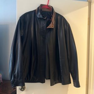 Daniel Cremieux black leather jacket. Men’s XXL. Good condition. No longer fits.